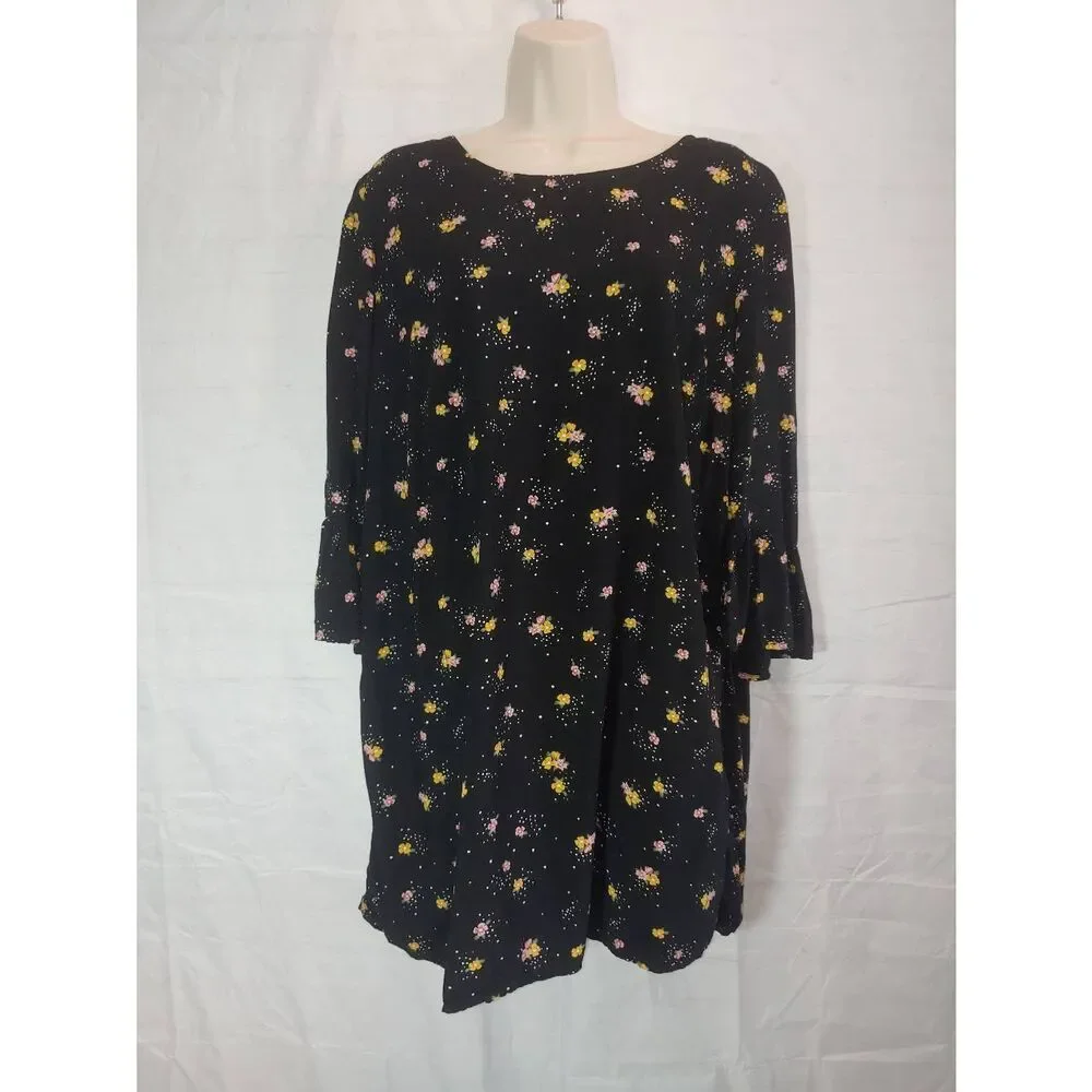 black velvet dress outfit Wrap V Neckline Top Satin Skirt choose your usual size Calvin Klein | Dresses Overall Length:14